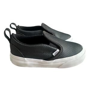 VANS Toddler Slip On V-Perforated Black 8